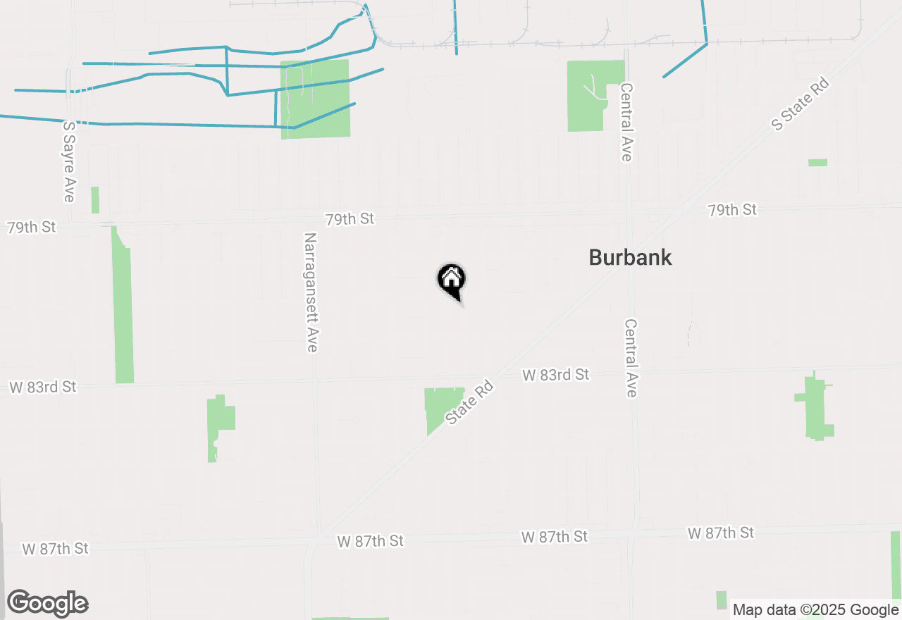 Map of 8115 Mcvicker Avenue, Burbank, IL 60459