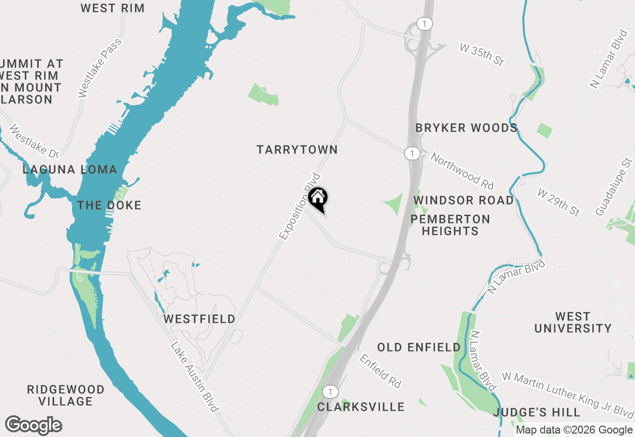 Map of 3016 Windsor Rd, Austin, TX 78703