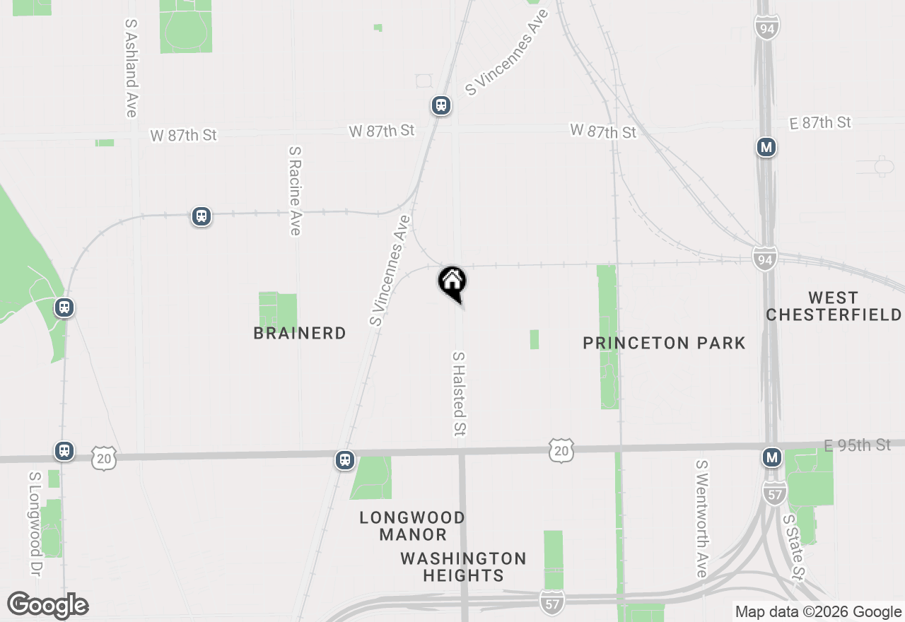 Map of 9132 S Halsted Street, Chicago, IL 60620