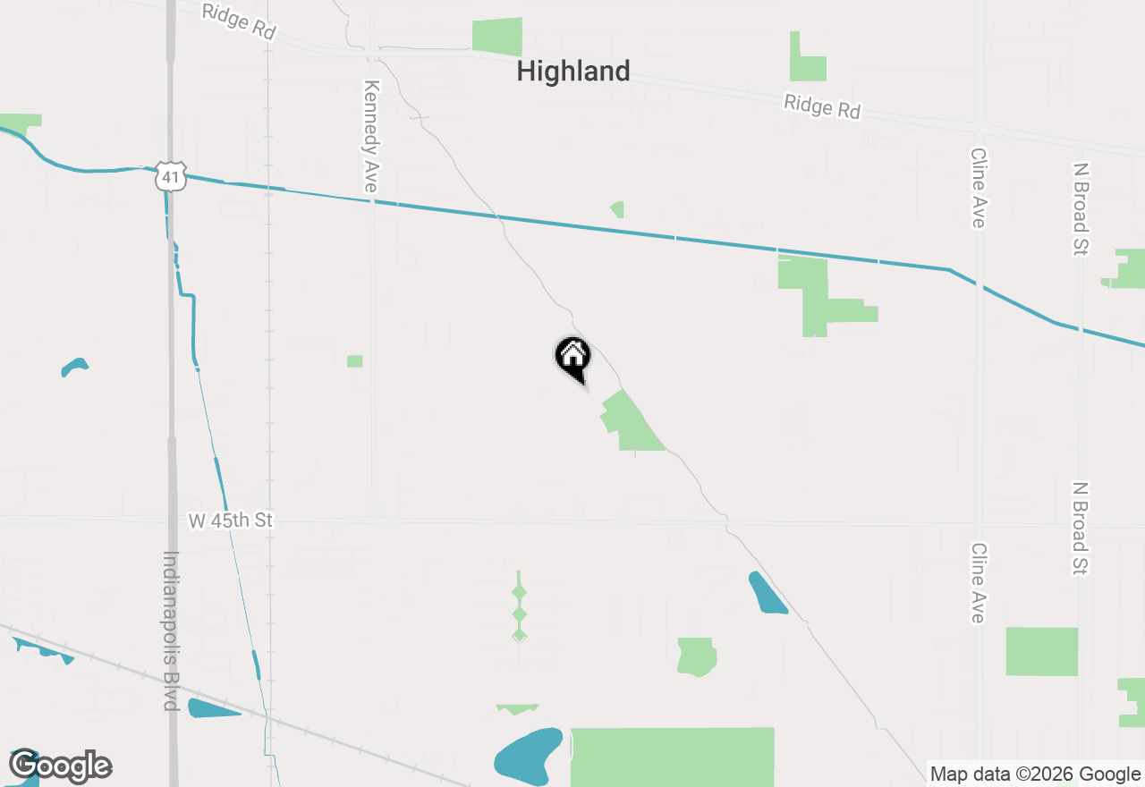 Map of 9420 Saric Drive, Highland, IN 46322