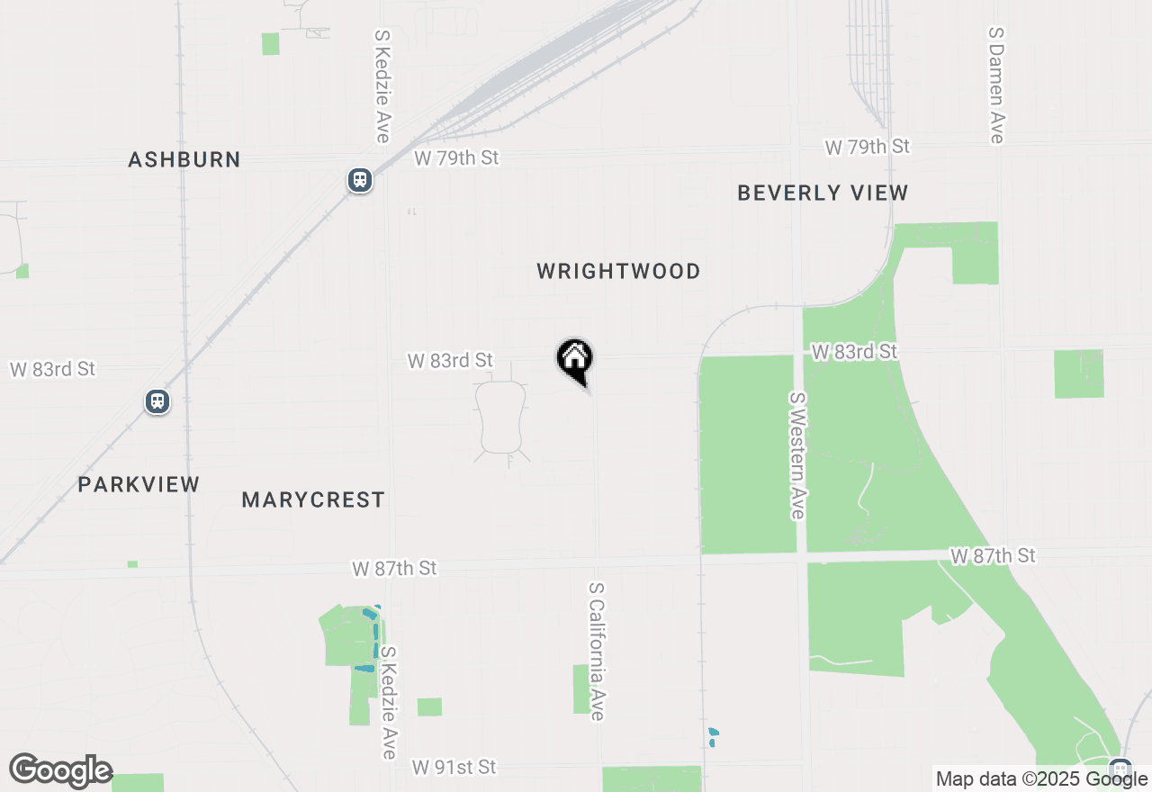 Map of 2820 W 84th Street, Chicago, IL 60652