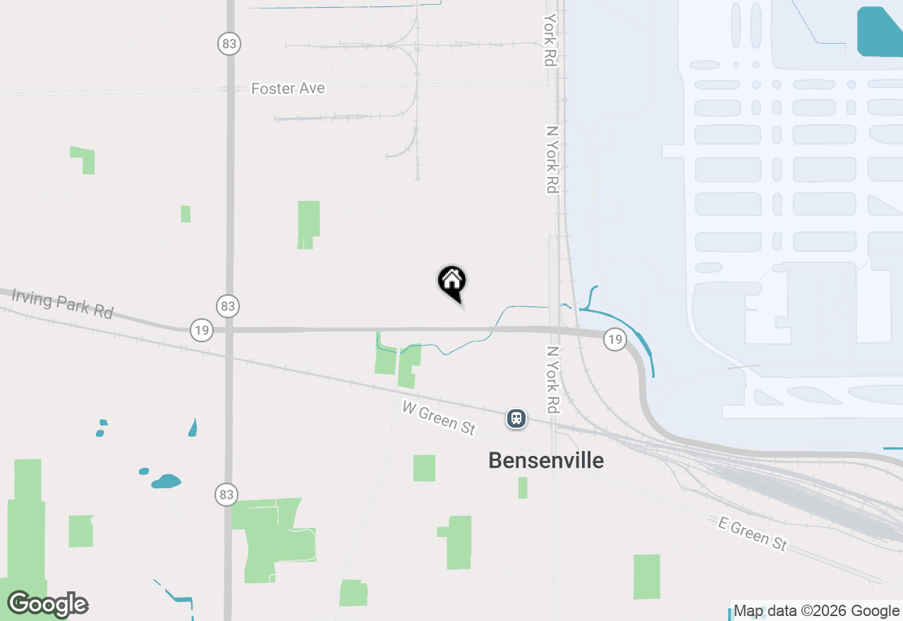 Map of 212 Walnut Street N #E, Bensenville, IL 60106