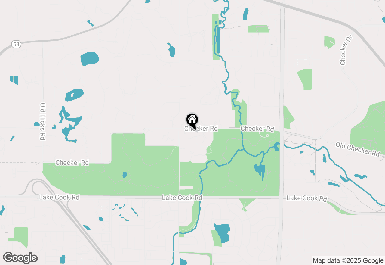 Map of 1854 Checker Road, Long Grove, IL 60047