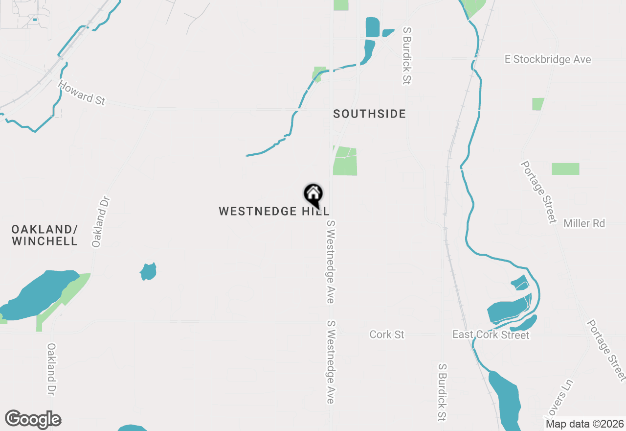 Map of 2338 Glenwood Drive, Kalamazoo, MI 49008