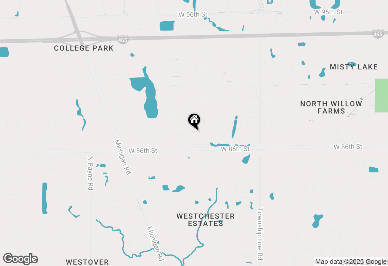 Map of 8720 Yardley Court #202, Indianapolis, IN 46268