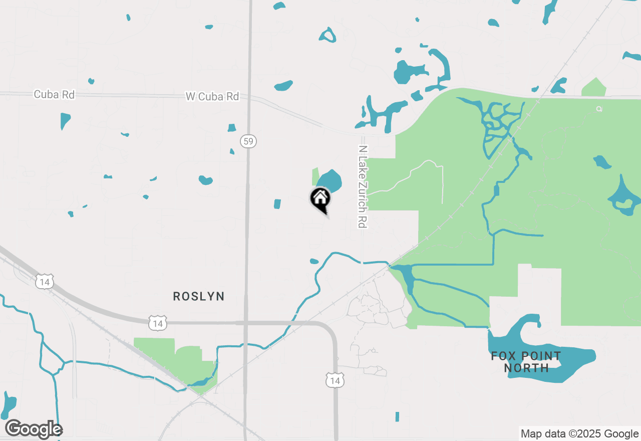 Map of 996 Williamsburg Park, Barrington, IL 60010