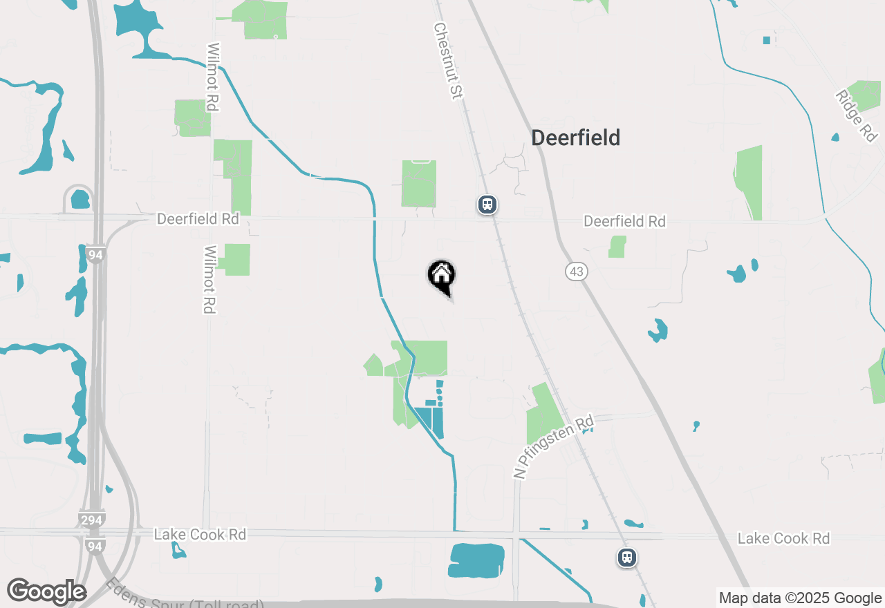 Map of 1009 Central Avenue, Deerfield, IL 60015