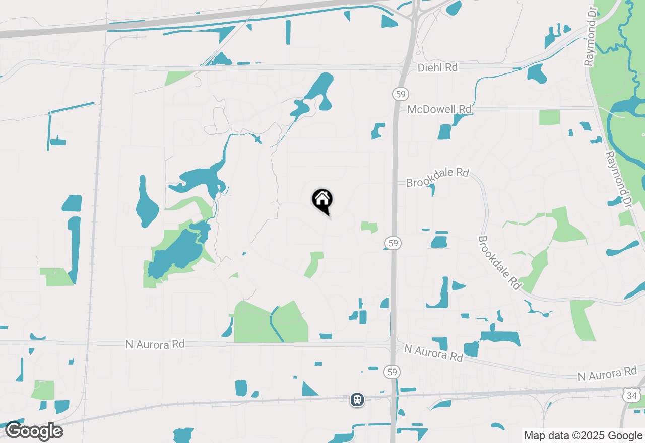 Map of 5S480 Campbell Drive, Naperville, IL 60563