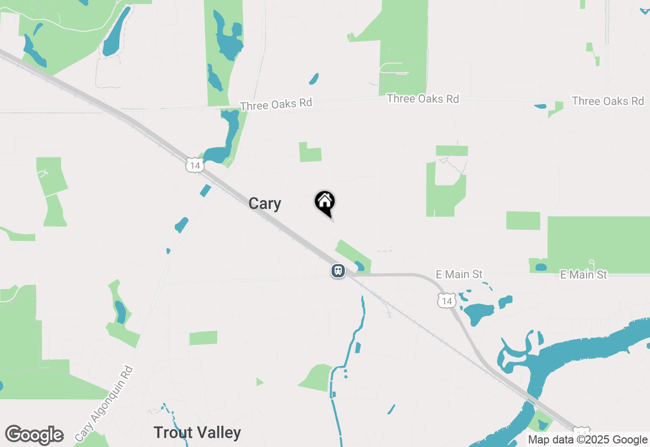 Map of 224 Park Avenue, Cary, IL 60013