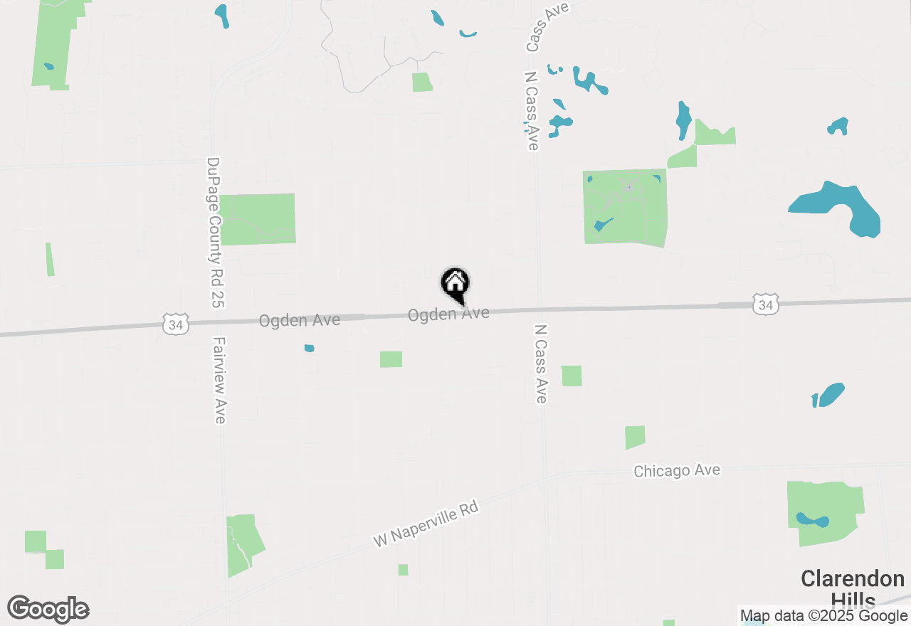 Map of 4600 N Washington Street, Downers Grove, IL 60515