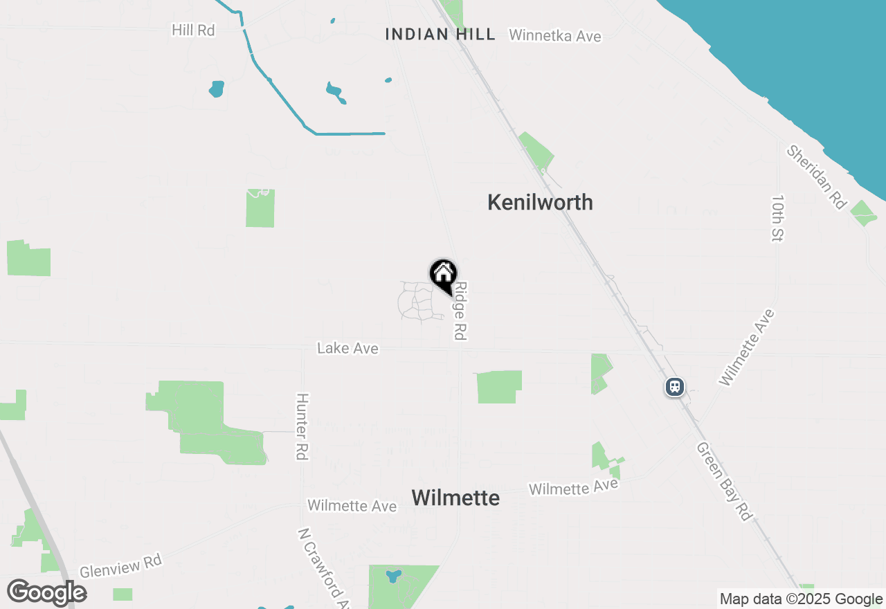 Map of 1041 Ridge Road #311, Wilmette, IL 60091