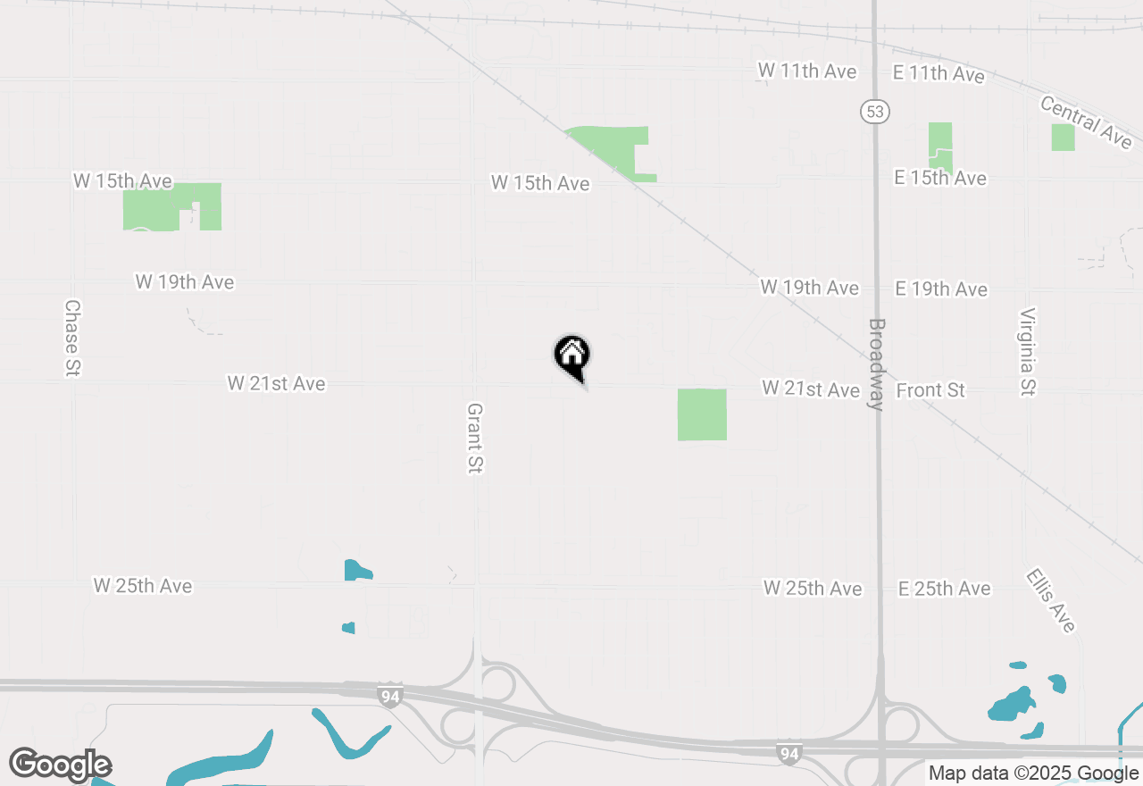 Map of 1201 W 21st Avenue, Gary, IN 46407