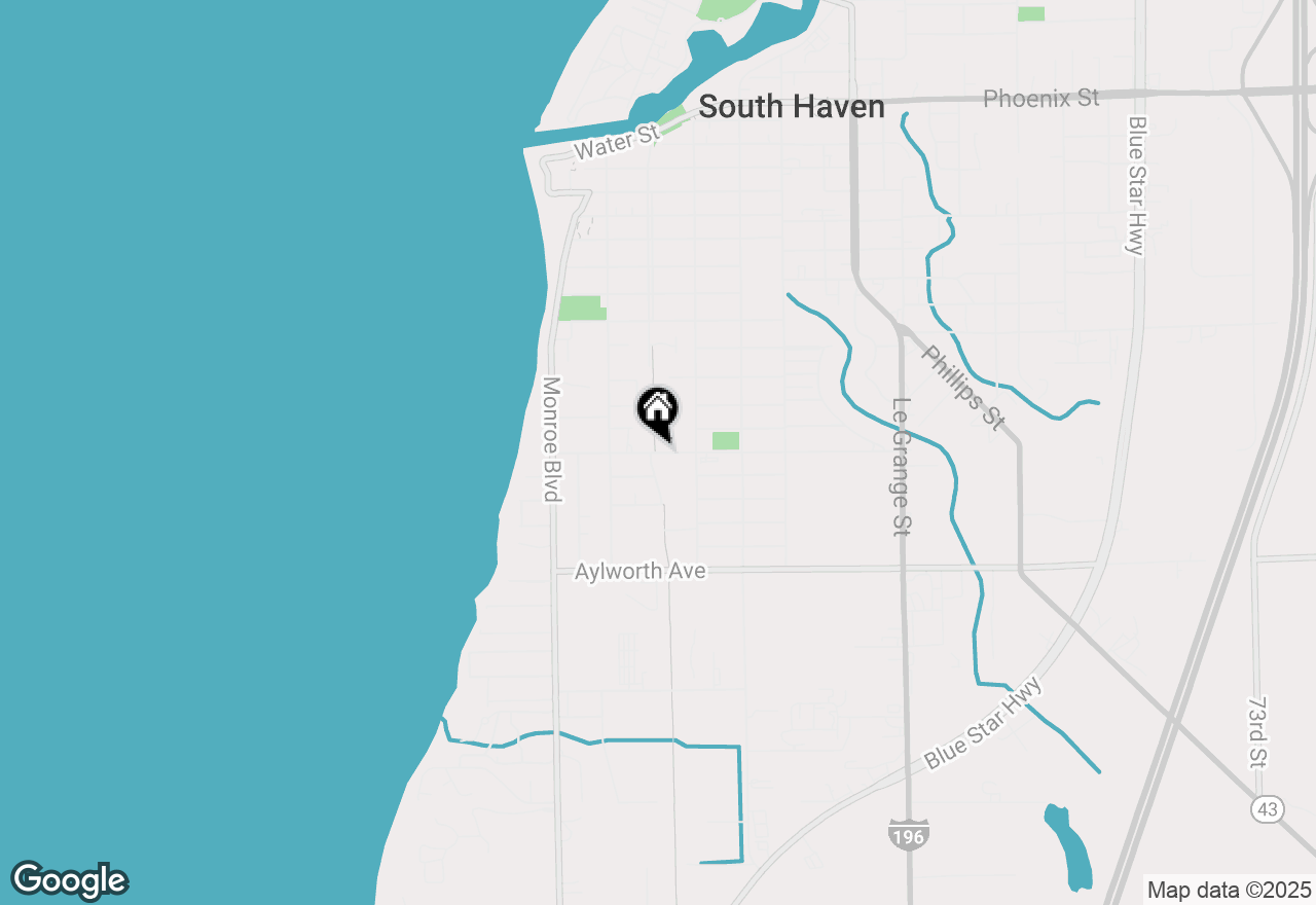 Map of 212 Elkenburg Street #2, South Haven, MI 49090