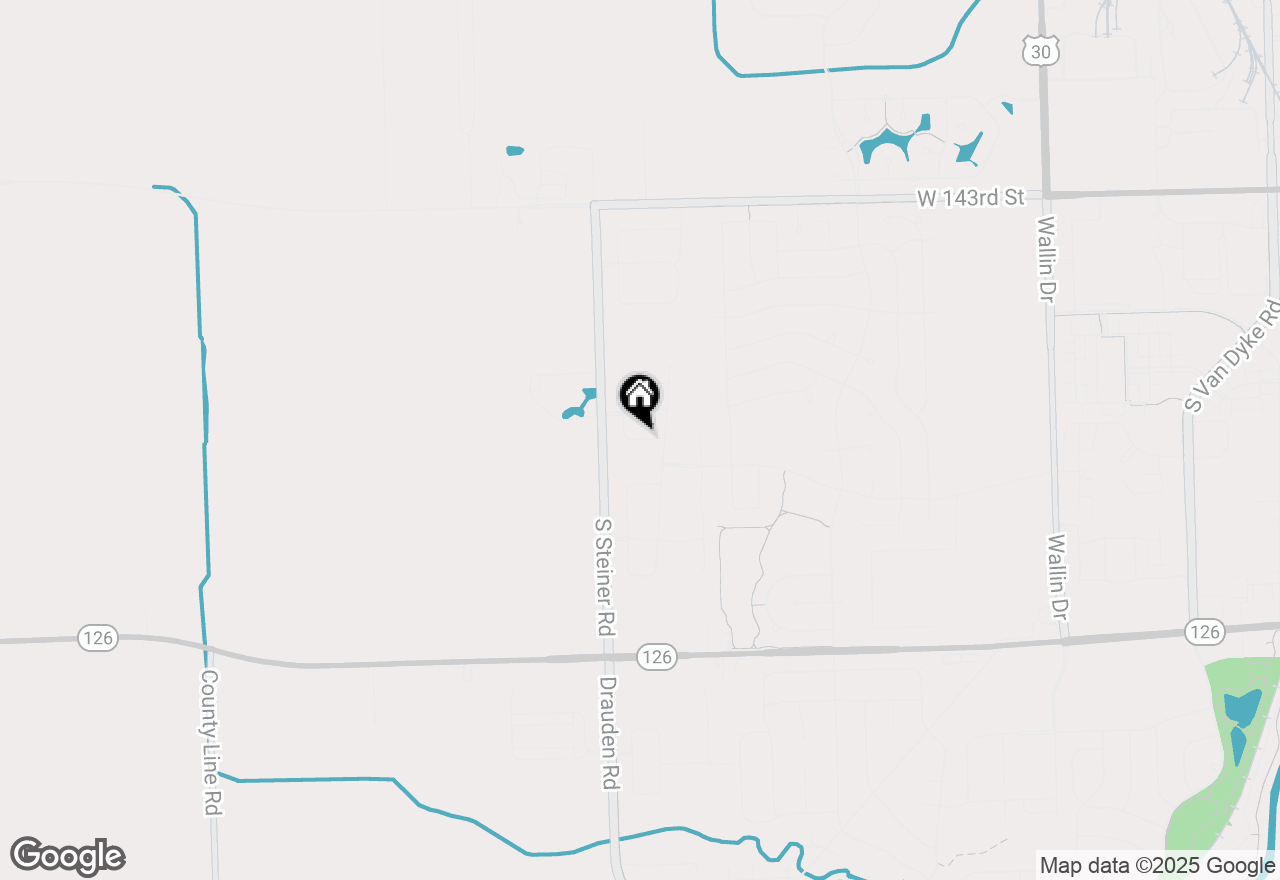 Map of 14700 S Azalia Drive, Plainfield, IL 60544