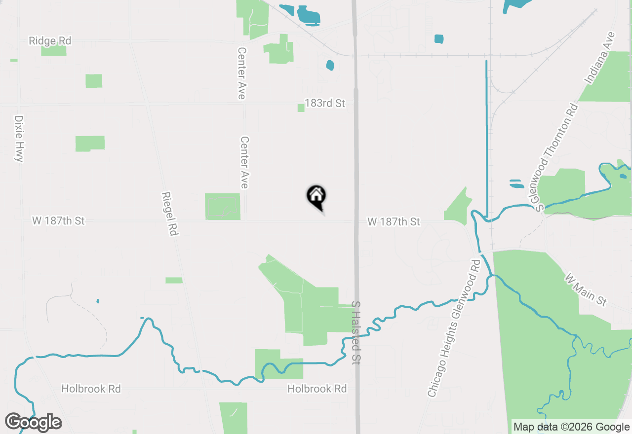 Map of 1122 W Iowa Street, Glenwood, IL 60425
