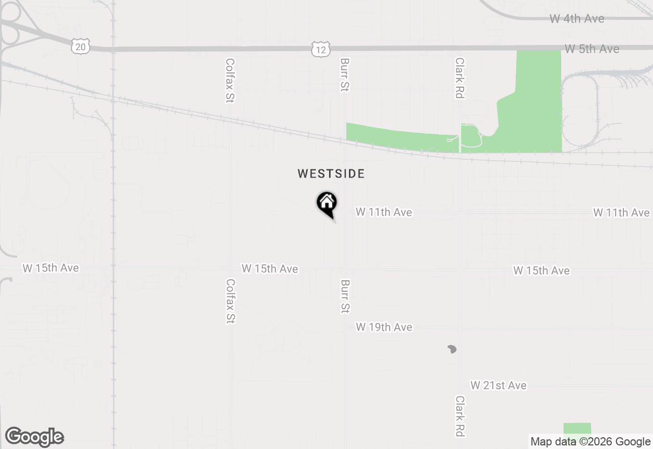 Map of 1140 Clinton Street, Gary, IN 46406