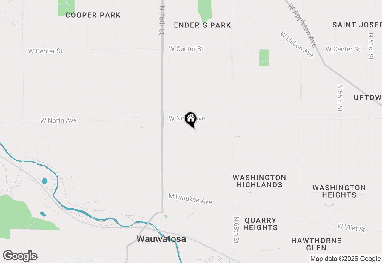 Map of 2217 Lefeber Ave, Wauwatosa, WI 53213