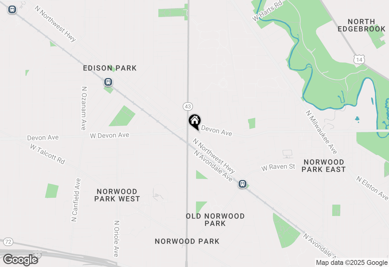 Map of 7120 W Highland Avenue, Chicago, IL 60631