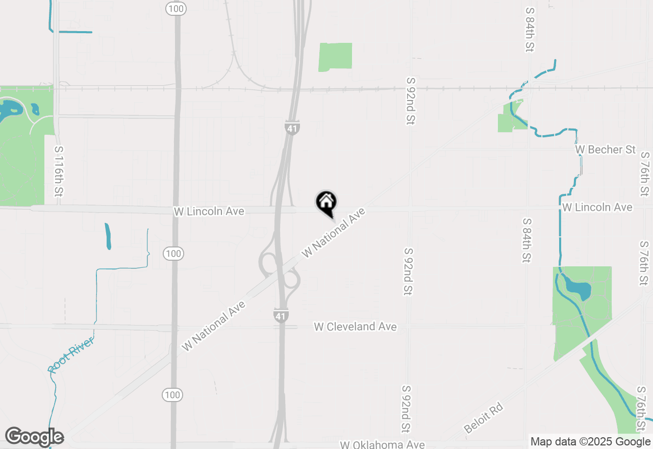 Map of 2338 S 98th St, West Allis, WI 53227