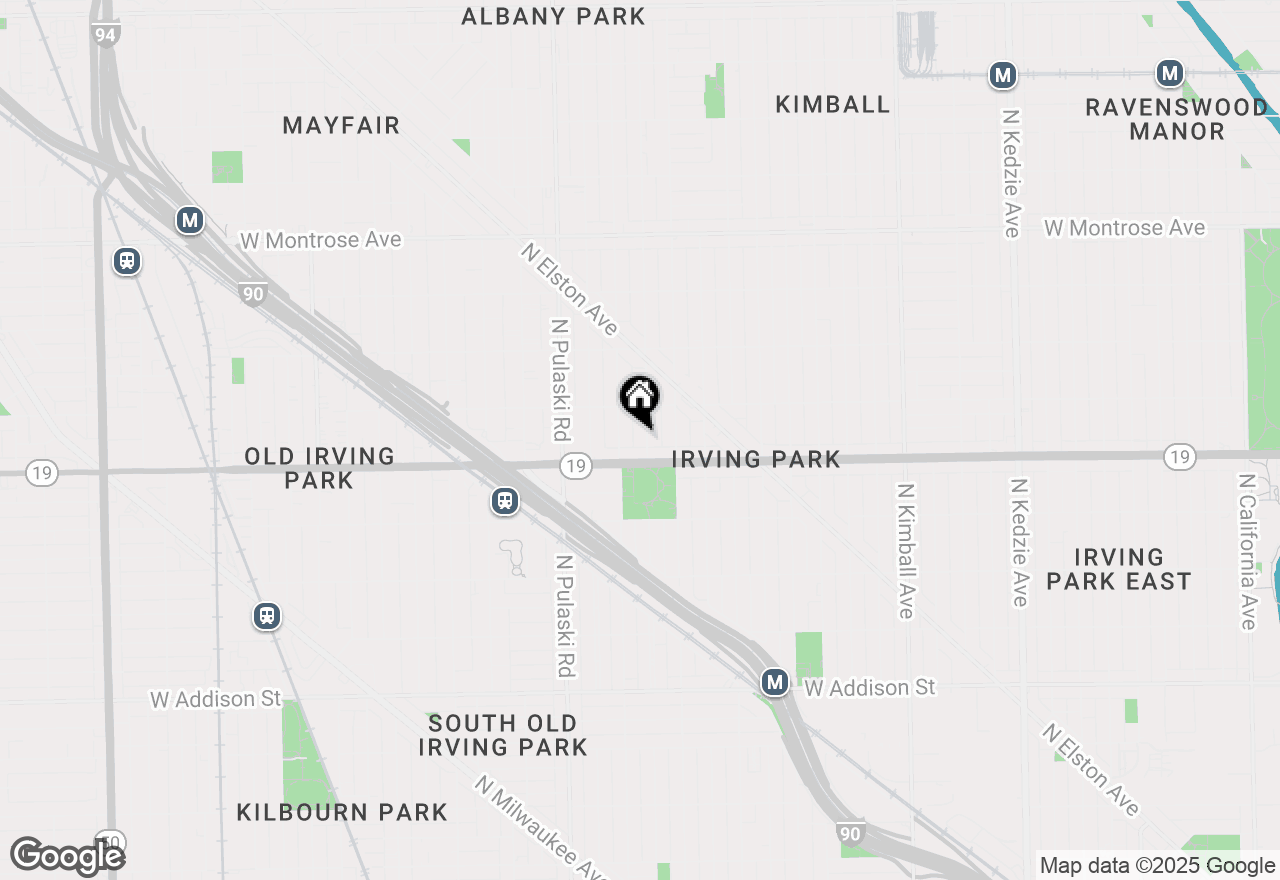 Map of 4022 N Avers Avenue #GR, Chicago, IL 60618