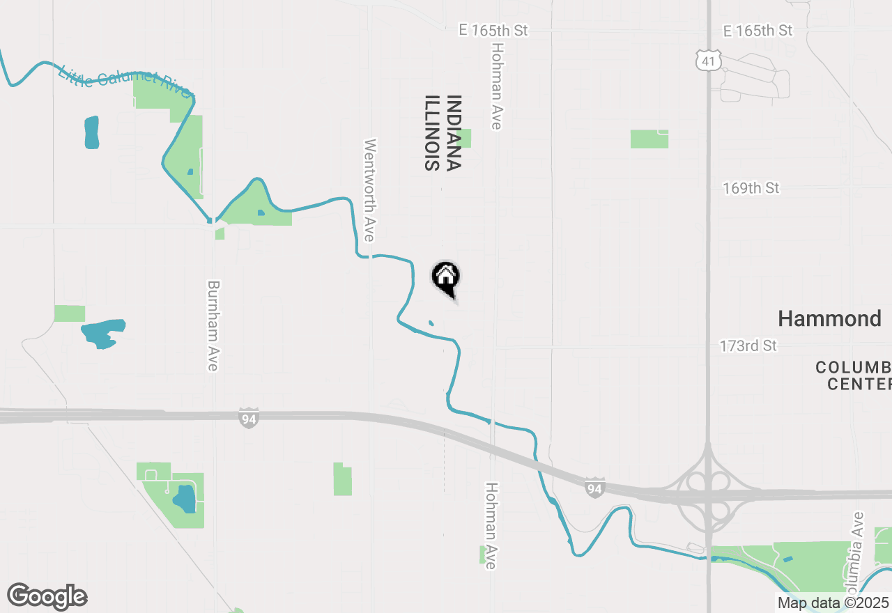 Map of 4 172nd Street, Hammond, IN 46324