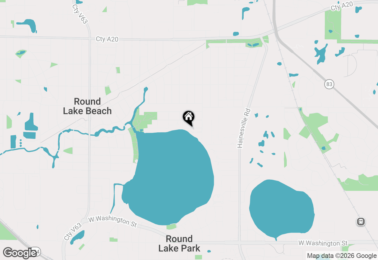 Map of 297 E Lakeview Avenue, Round Lake Beach, IL 60073