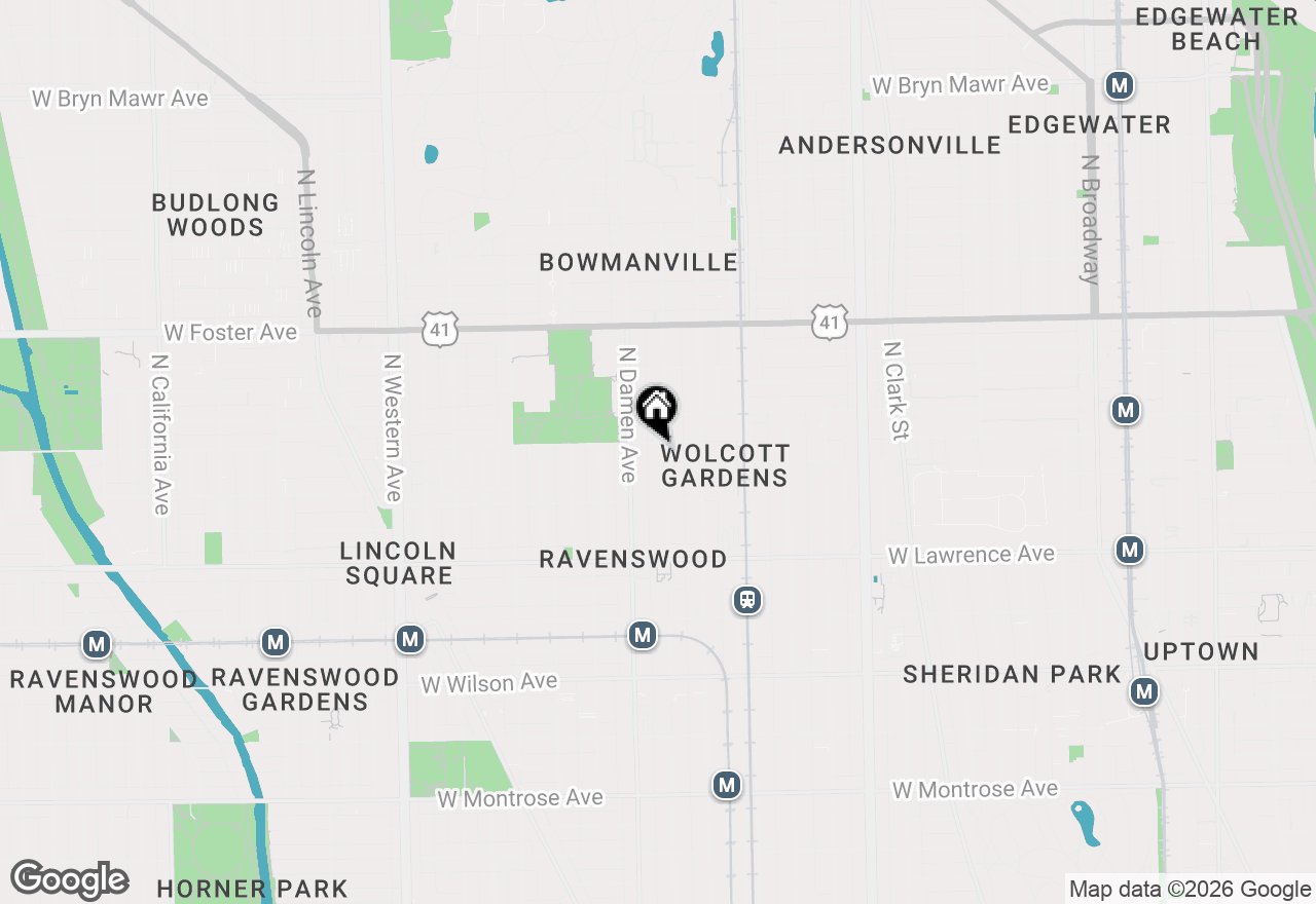 Map of 4950 N Winchester Avenue #1, Chicago, IL 60640