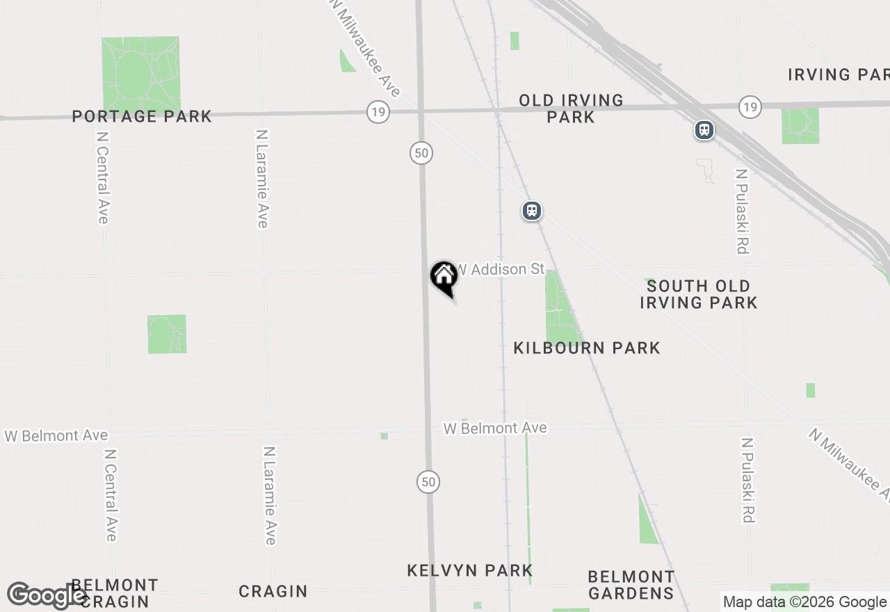 Map of 3470 N Keating Avenue, Chicago, IL 60641