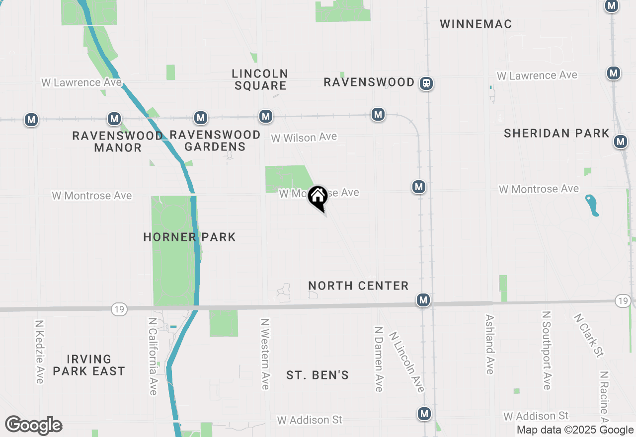 Map of 2200 W Cullom Avenue #1, Chicago, IL 60618