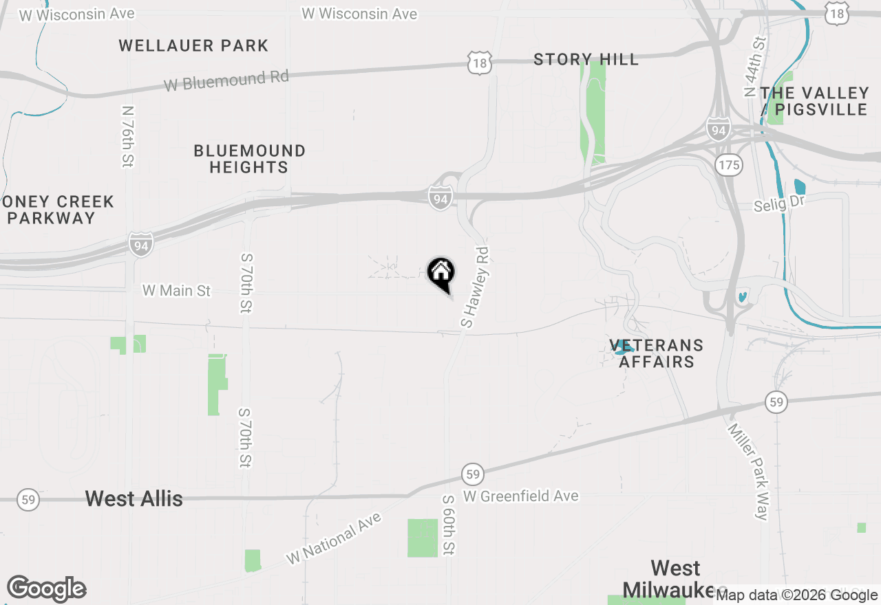 Map of 613 S 60th St, Milwaukee, WI 53214