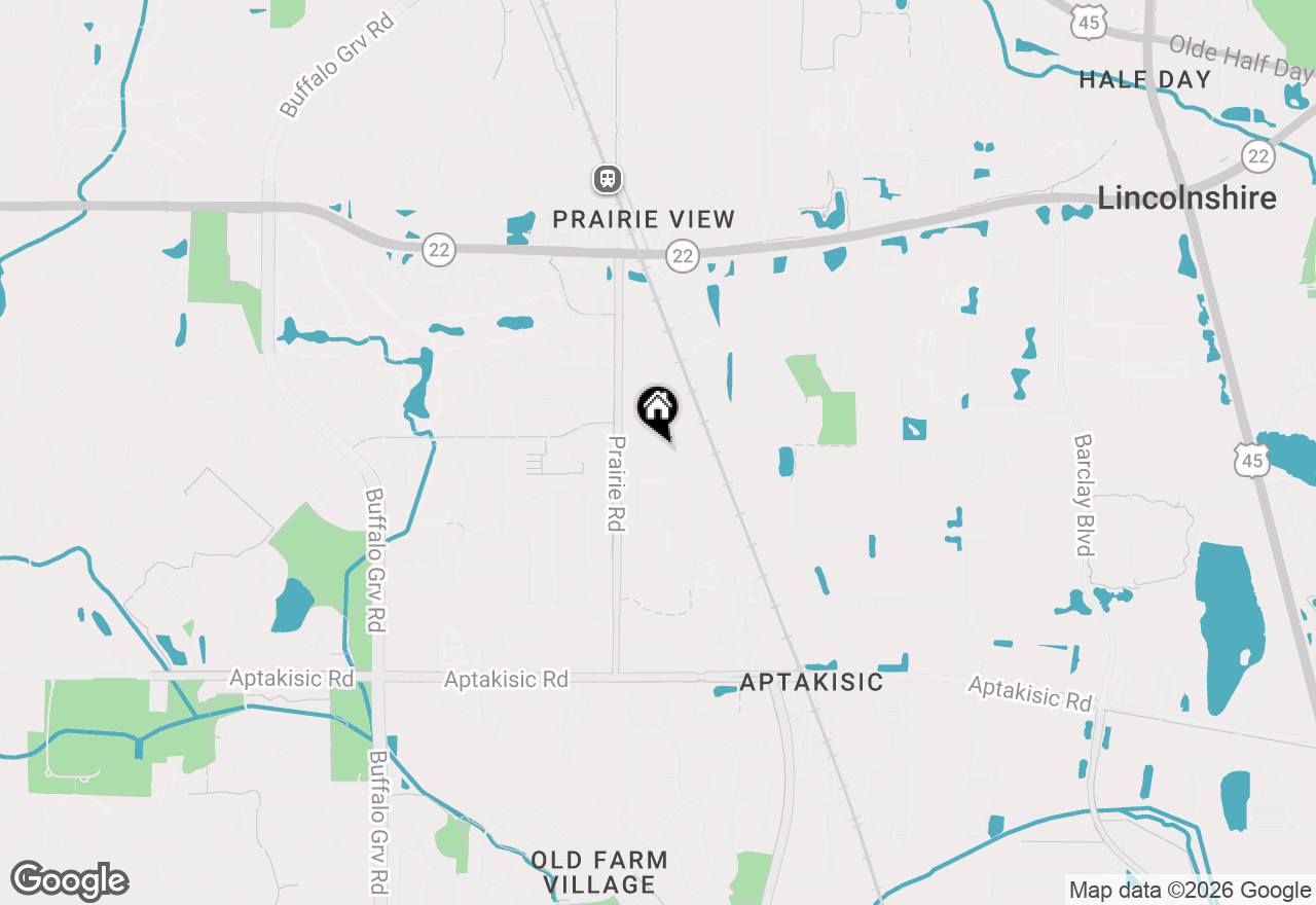 Map of 2287 Avalon Drive, Buffalo Grove, IL 60089