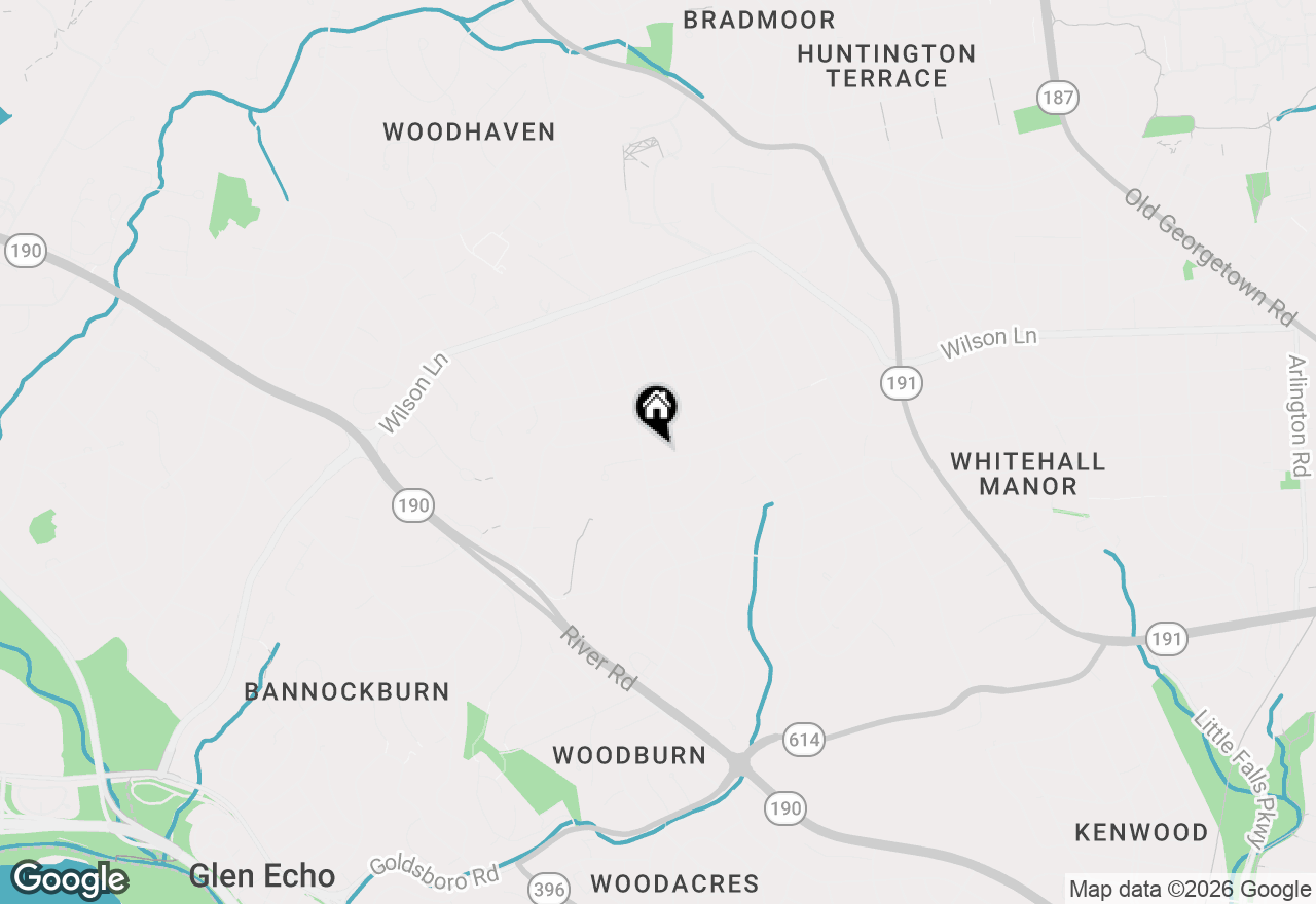 Map of 6217 Plainview Road, Bethesda, MD 20817