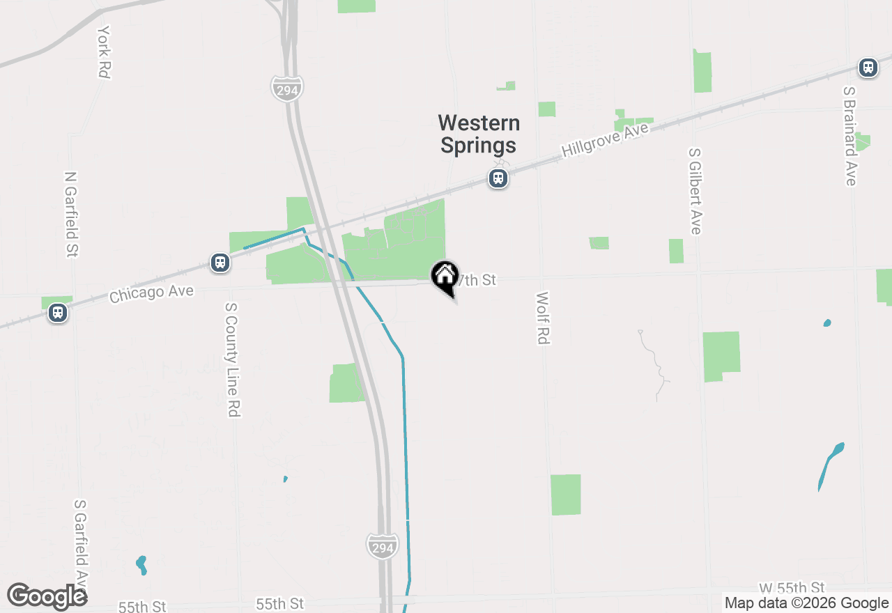 Map of 4733 Central Avenue, Western Springs, IL 60558