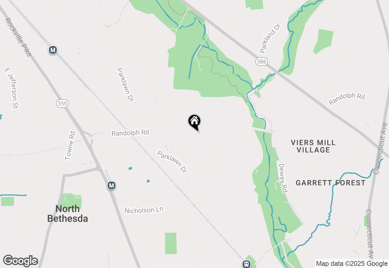 Map of 5056 Oakmoore Drive, North Bethesda, MD 20852