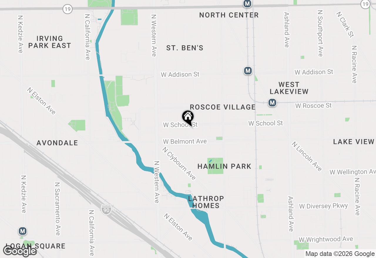 Map of 3242 N Leavitt Street, Chicago, IL 60618