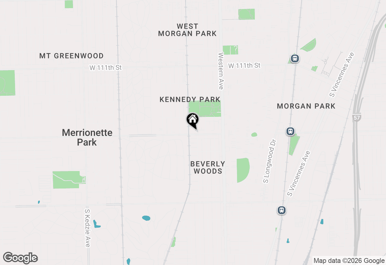 Map of 2546 W 115th Street, Chicago, IL 60655