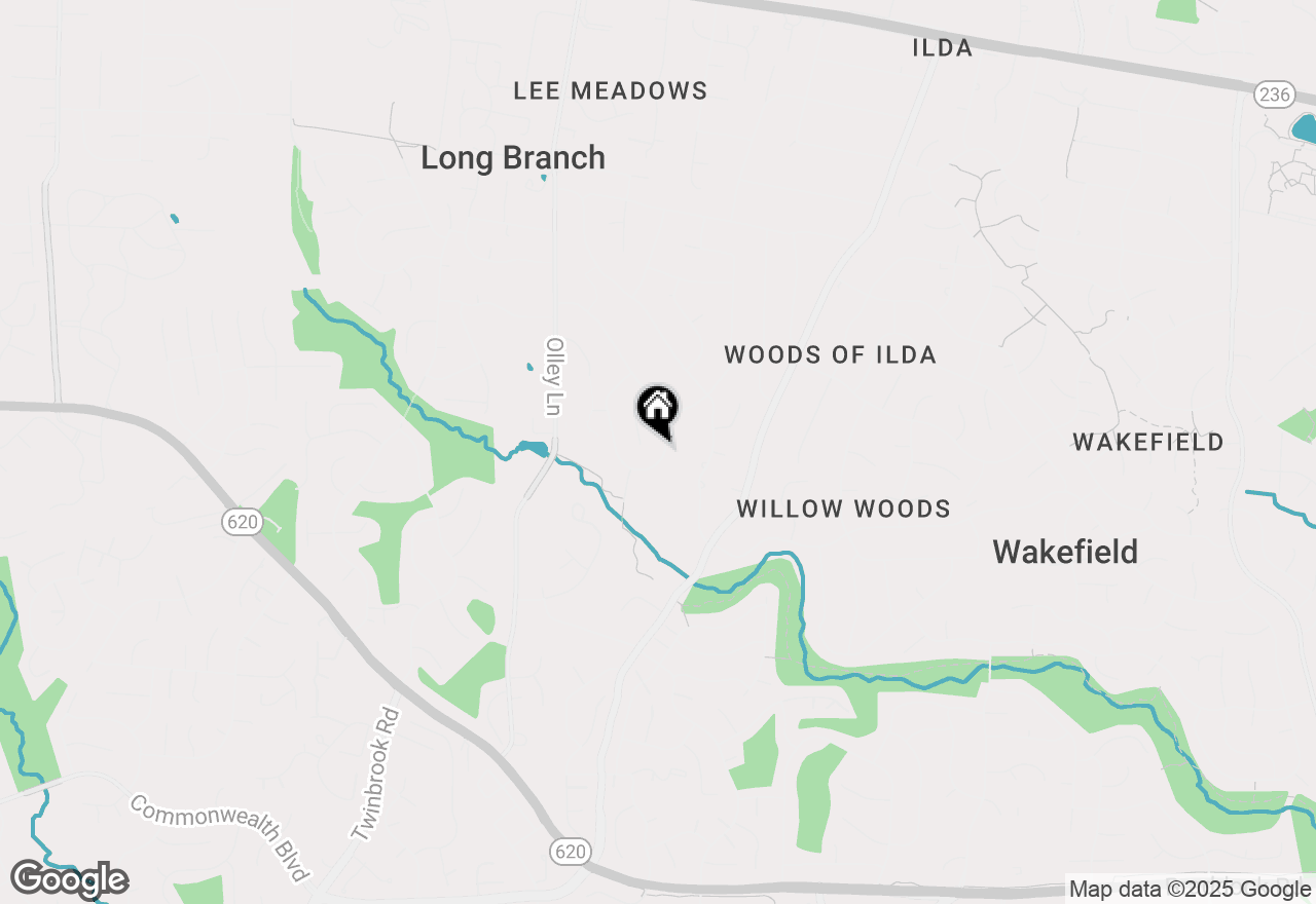 Map of 9216 Kristin Lane, Fairfax, VA 22032