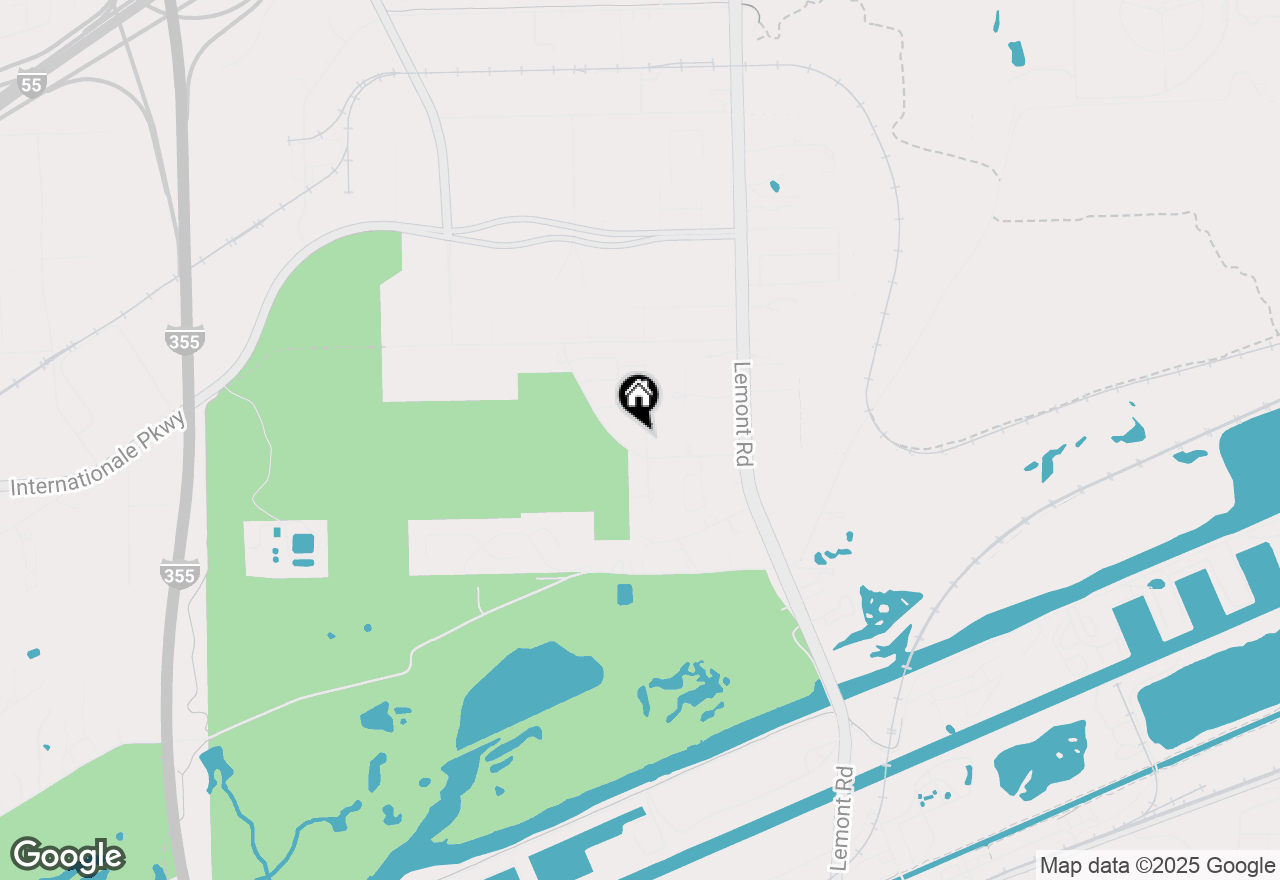 Map of 10840 Christopher Drive, Lemont, IL 60439