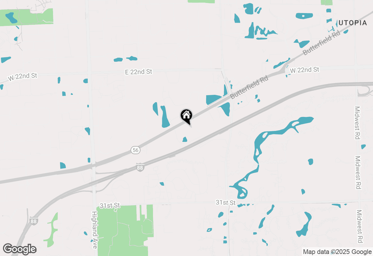 Map of 789 E Butterfield Road #B1, Lombard, IL 60148