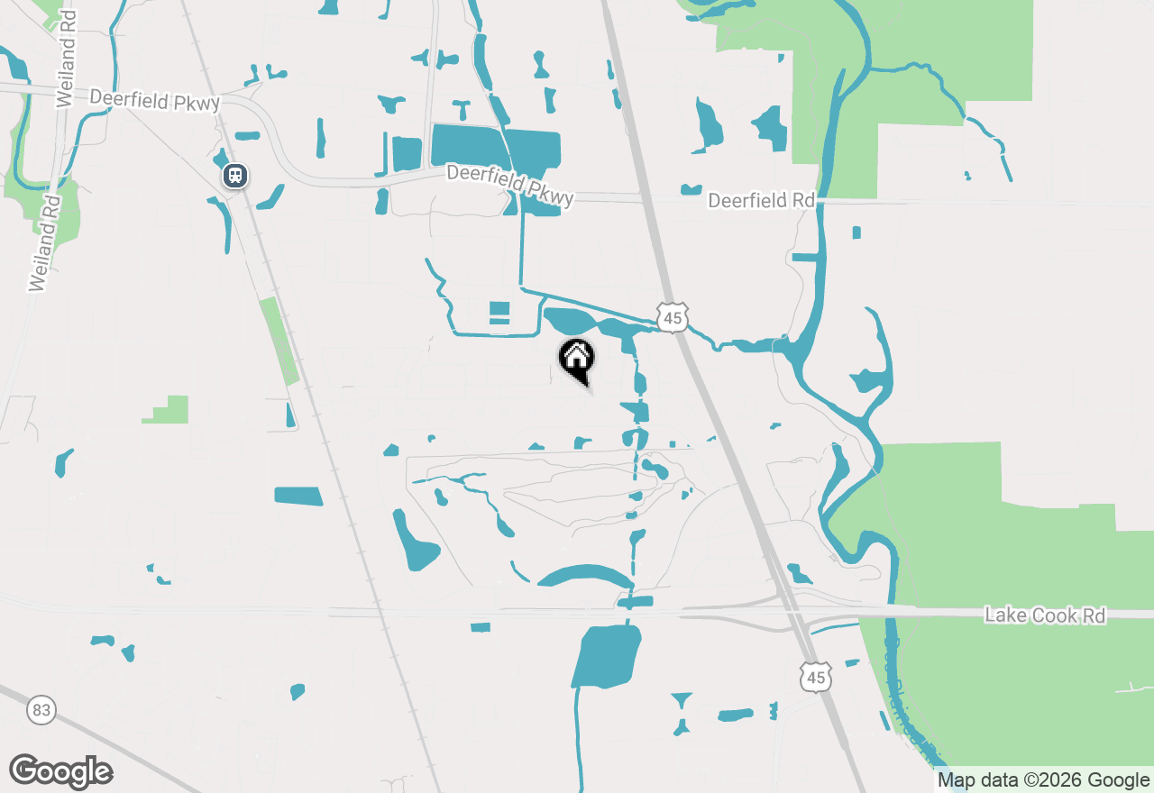 Map of 336 Inverrary Lane, Deerfield, IL 60015