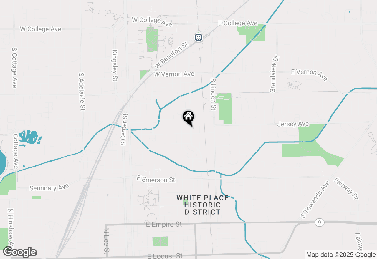 Map of 1115 Broadway, Normal, IL 61761