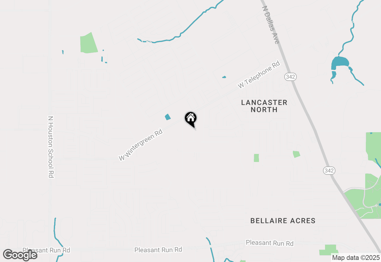 Map of 2537 Everton Drive, Lancaster, TX 75134