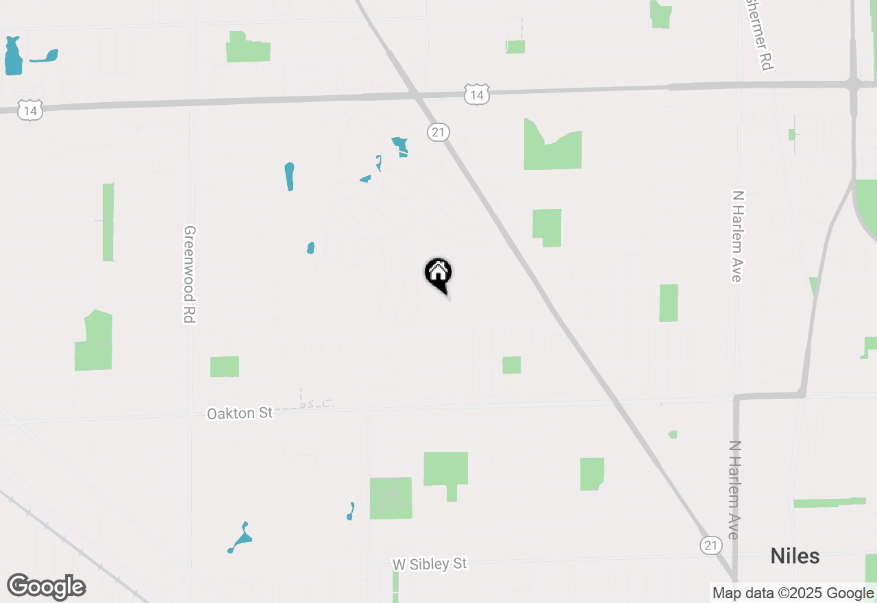 Map of 8242 N Wisner Street, Niles, IL 60714