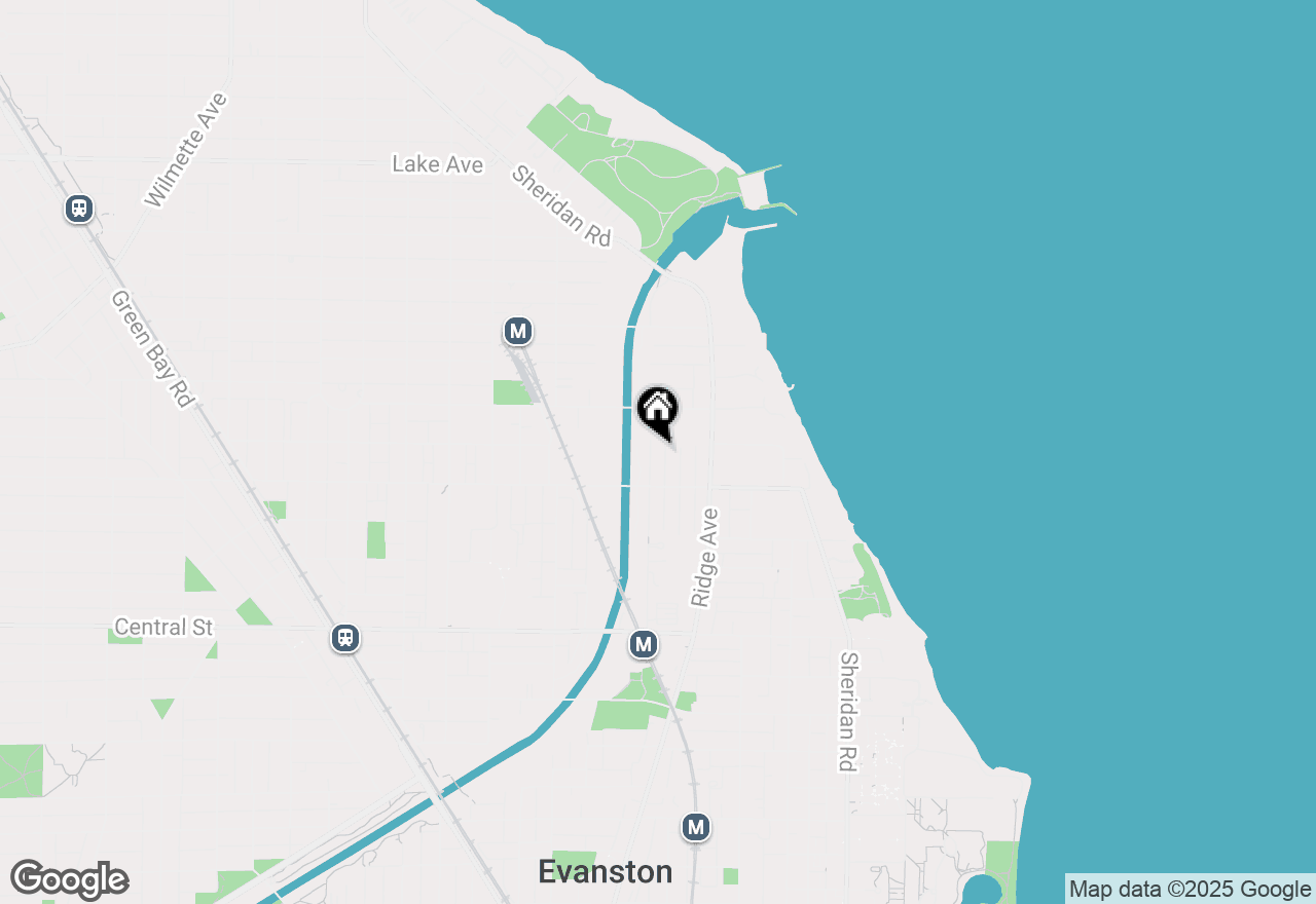 Map of 108 Girard Avenue, Wilmette, IL 60091