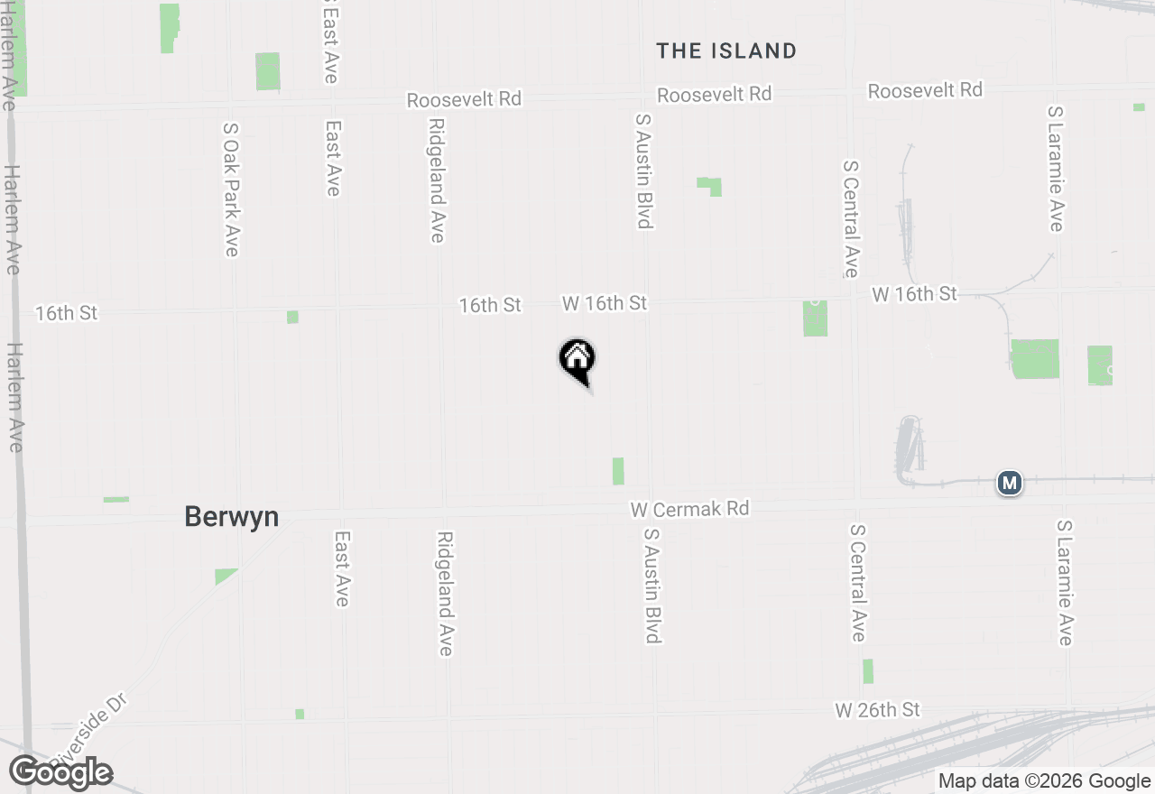 Map of 1841 S 61st Court, Cicero, IL 60804