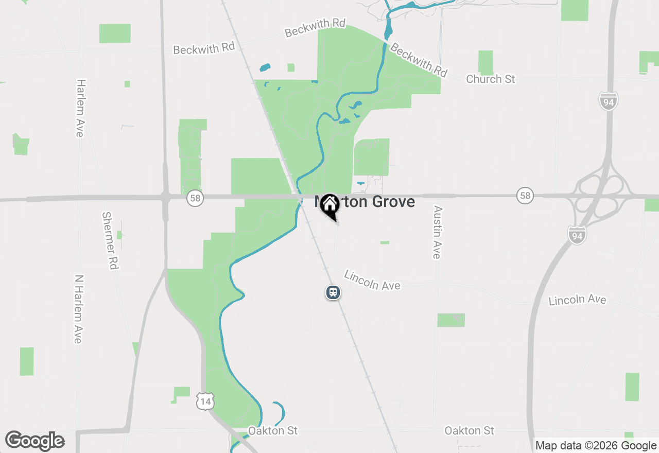 Map of 8650 Ferris Avenue #203, Morton Grove, IL 60053