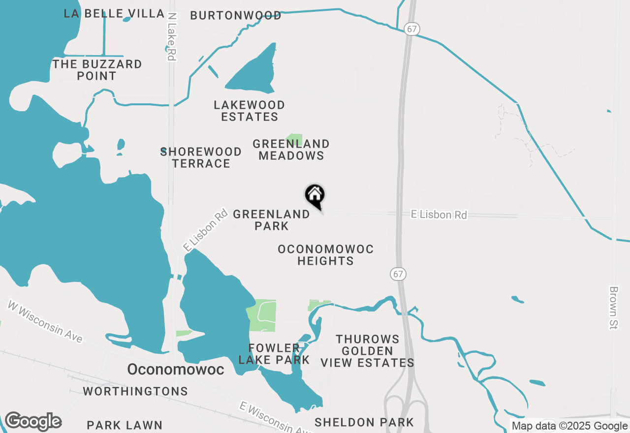 Map of 711 E Lisbon Rd, Oconomowoc, WI 53066