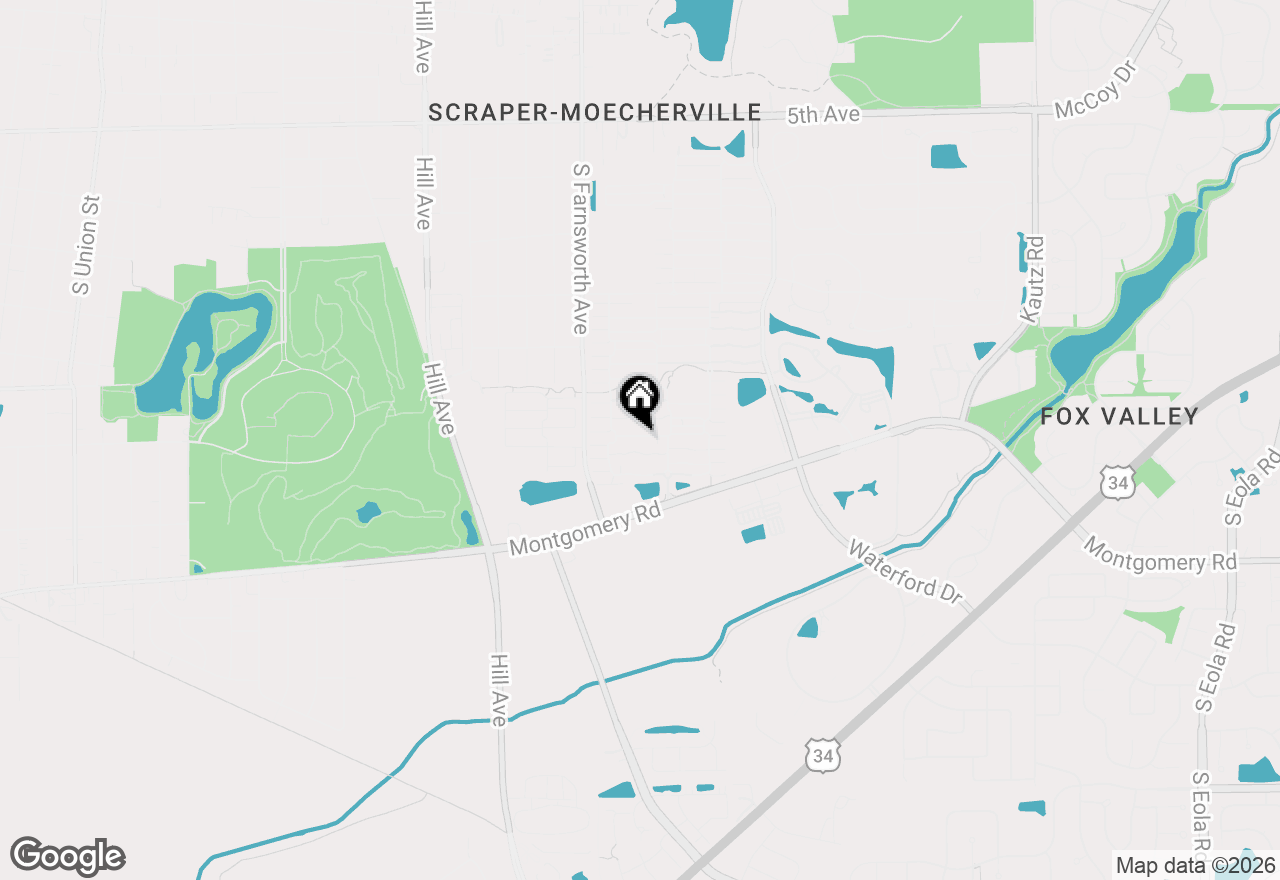 Map of 1649 Park Vista Lane, Aurora, IL 60504
