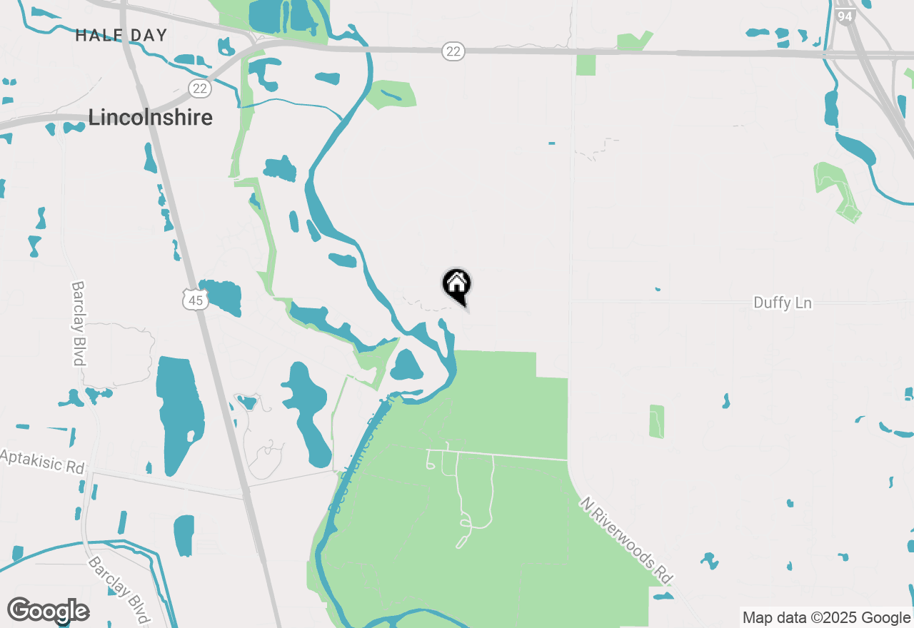 Map of 47 Coldstream Circle, Lincolnshire, IL 60069