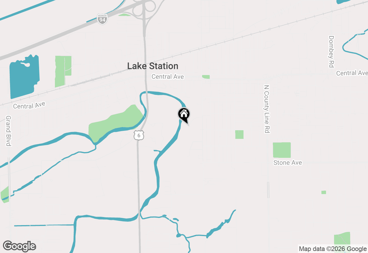 Map of 4268 Deer Run, Lake Station, IN 46405